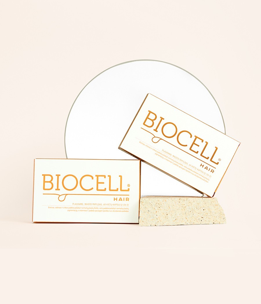 BIOCELL Hair, vitaminai plaukams